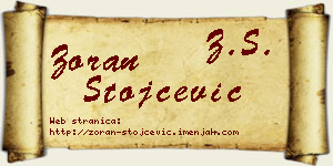 Zoran Stojčević vizit kartica